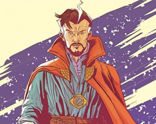 Illustration Doctor Strange Paint By Numbers