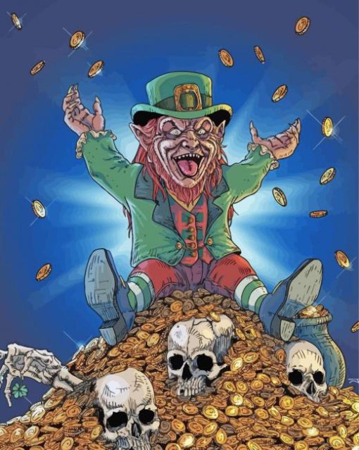 Leprechaun Horror Paint By Numbers