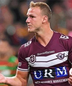 Manly NRL Player Paint By Numbers