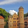 Mespelbrunn Castle Aschaffenburg Paint By Numbers