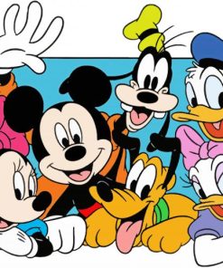 Mickey And Friends Paint By Numbers