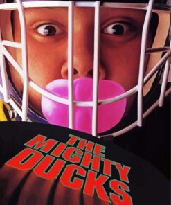 Mighty Ducks Movie Poster Paint By Numbers