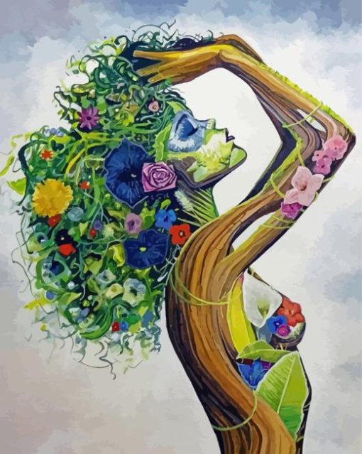 Nature Girl Paint By Numbers