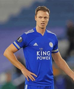 Northern Irish Footballer Jonny Evans Paint By Numbers