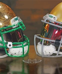 Notre Dame Helmets Paint By Numbers