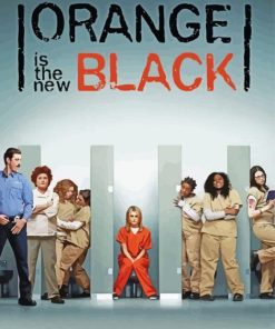 Orange Is The New Black Poster Paint By Number