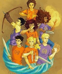 Percy Jackson And The Seven Art Paint By Number