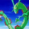 Pokemon Rayquaza Paint By Number