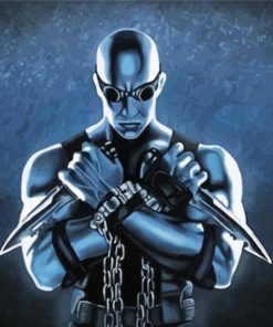 Riddick Character Paint By Numbers