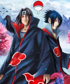 Sasuke And Itachi Art Paint By Numbers