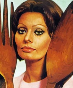 Sophia Loren In The Kitchen With Love Paint By Numbers