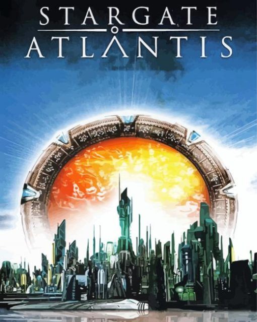 Stargate Atlantis Poster Paint By Number