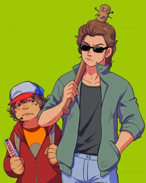 Steve Harrington Dustin Henderson Art Paint By Number