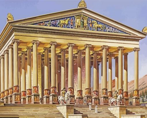 Temple Of Artemis Turkey Paint By Numbers