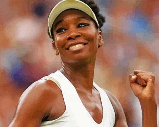 Tennis Player Venus Williams Paint By Numbers