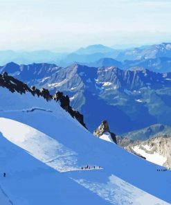 The Gran Paradiso National Park In Italy Paint By Numbers