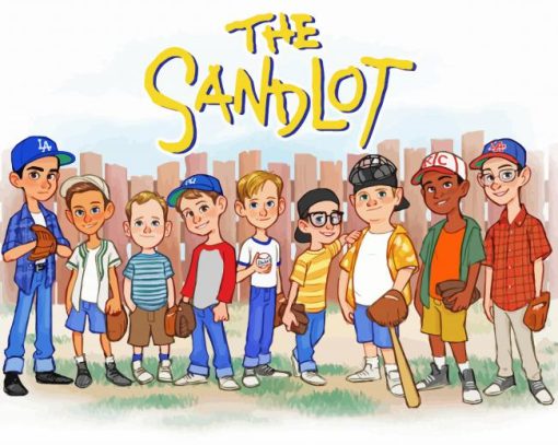 The Sandlot Illustration Paint By Number