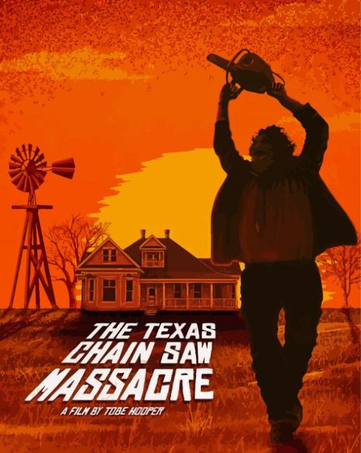 The Texas Chainsaw Massacre Poster Paint By Numbers