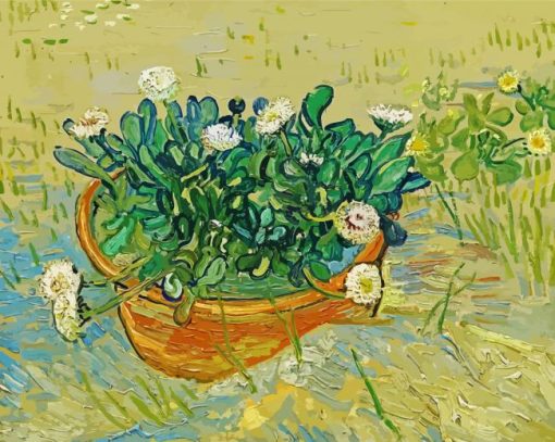 Van Gogh Daisies Paint By Number