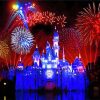 Wonderful Disney Fireworks Paint By Numbers