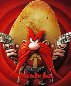 Yosemite Sam Poster Paint By Numbers