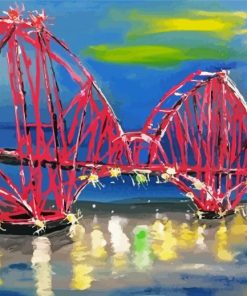 Abstract Forth Bridge Paint By Numbers