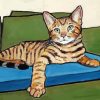 Aesthetic Cat Bengal Paint By Numbers