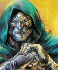 Aesthetic Dr Doom Art Paint By Numbers