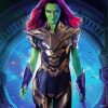 Aesthetic Gamora Art Paint By Numbers