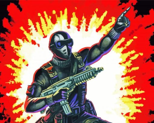 Aesthetic Gi Joe Paint By Numbers