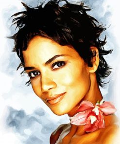 Aesthetic Halle Berry Paint By Number