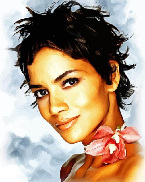 Aesthetic Halle Berry Paint By Number