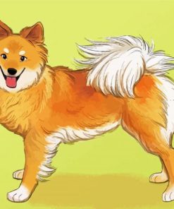 Aesthetic Icelandic Sheepdog Art Paint By Number