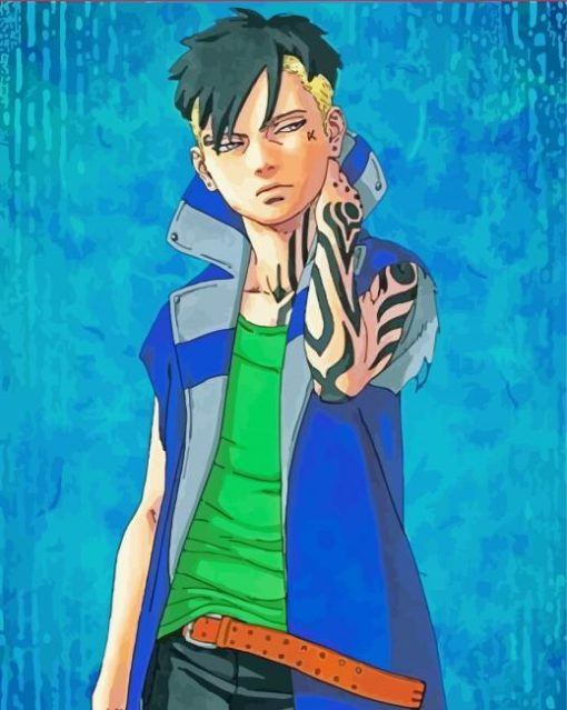 Aesthetic Kawaki Art Paint By Number