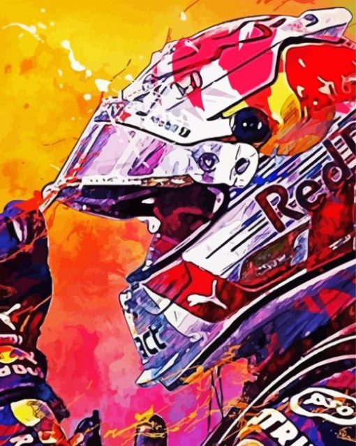 Aesthetic Max Verstappen Paint By Number