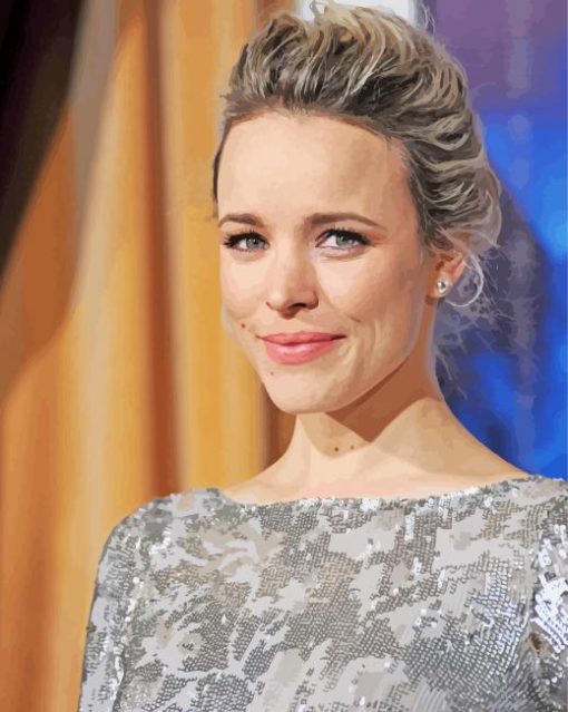 Aesthetic Rachel McAdams Paint By Number