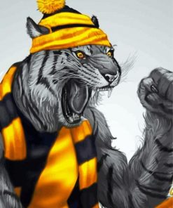 Aesthetic Richmond Tigers Art Paint By Numbers