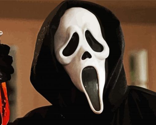 Aesthetic Scream Movie Paint By Numbers