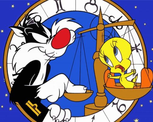 Aesthetic Sylvester And Tweety Paint By Numbers