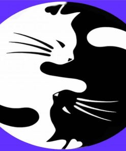 Aesthetic Yin Yang Cats Paint By Numbers