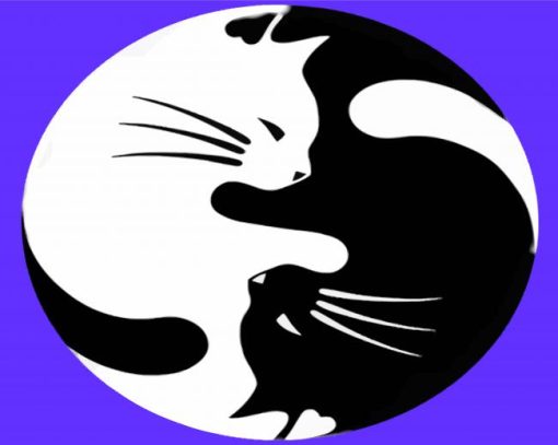 Aesthetic Yin Yang Cats Paint By Numbers