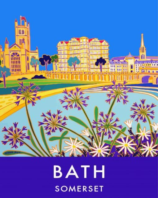 Aesthetic Bath City Paint By Number
