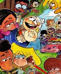 The Loud House Characters Paint By Numbers