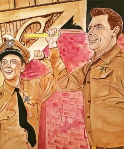 Andy Griffith Show Art Paint By Number