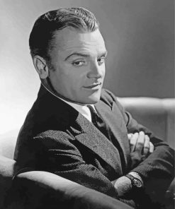 Black And White James Cagney Paint By Numbers