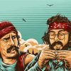 Cheech And Chong Comedy Duo Paint By Numbers