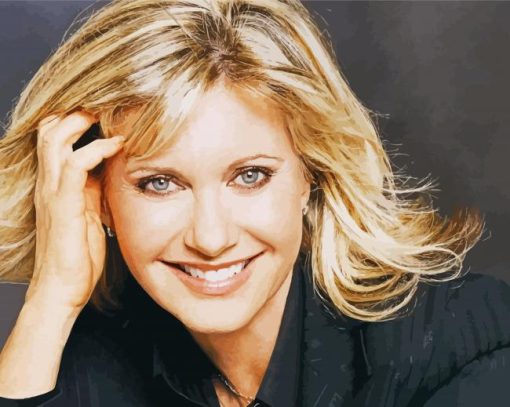 Classy Olivia Newton John Paint By Numbers