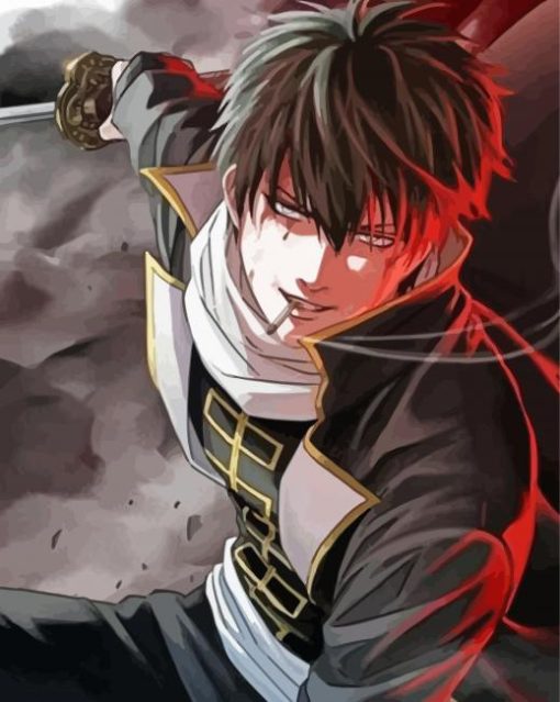 Cool Hijikata Gintama Paint By Numbers