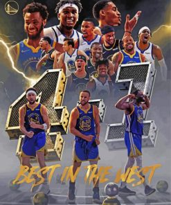 Golden State Warriors Poster Paint By Numbers