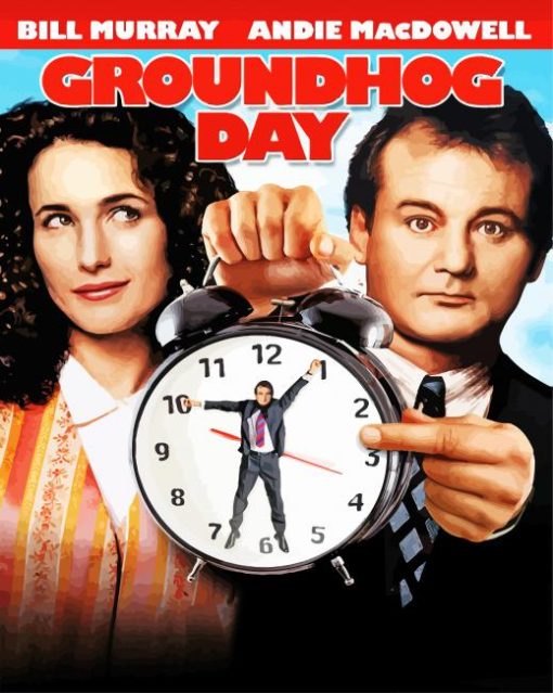 Groundhog Day Movie Poster Paint By Numbers